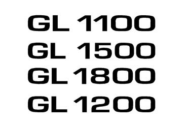 Goldwing GL Schriftzug